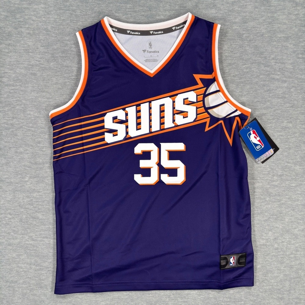 Fanatics NBA Phoenix Suns Kevin Durant 35 Jersey Purple kids Large New - Picture 2 of 13